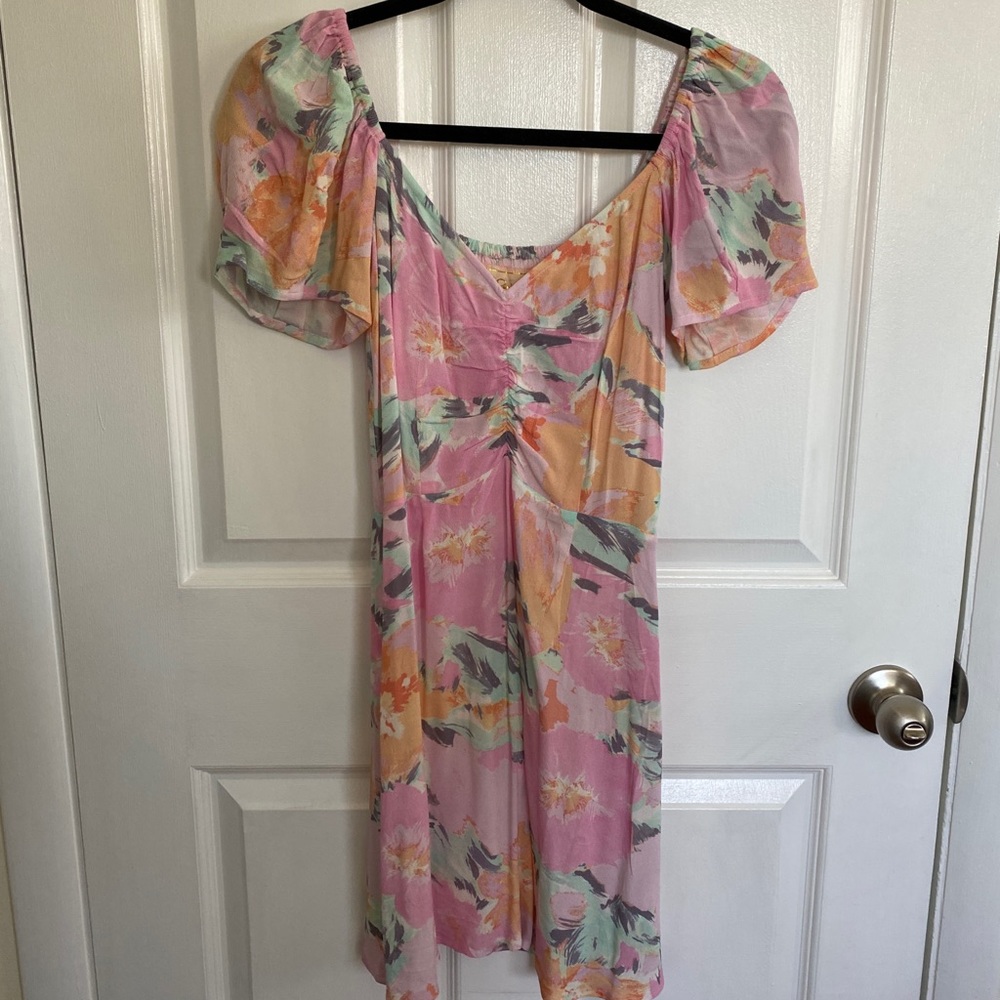 Jen's Pirate Booty Floral Mini Dress